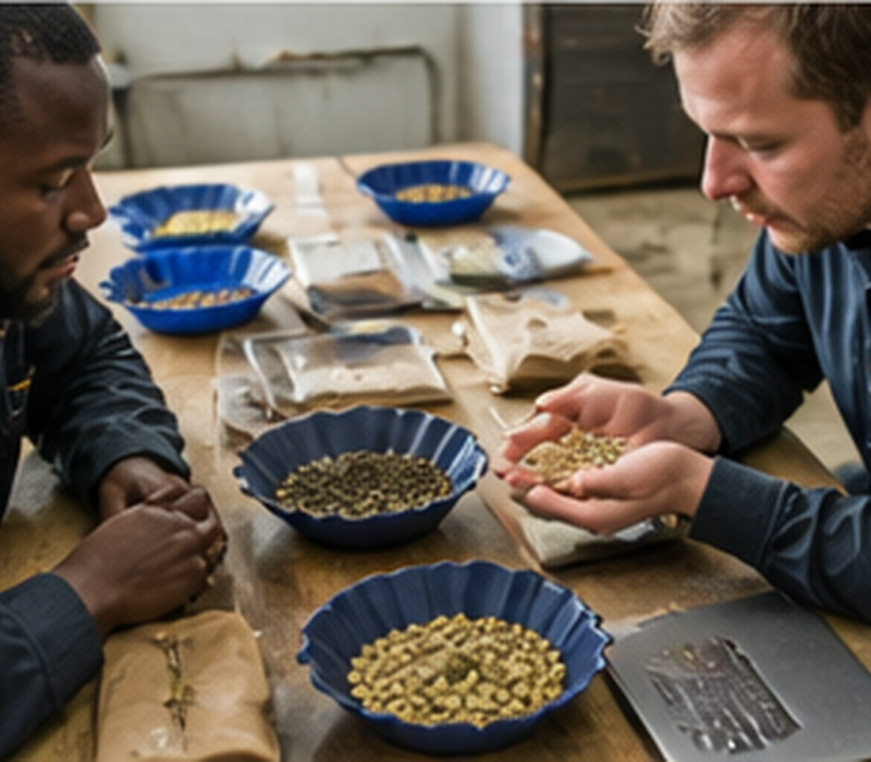 13_buyer_roaster_reviewing_green_coffee_sample